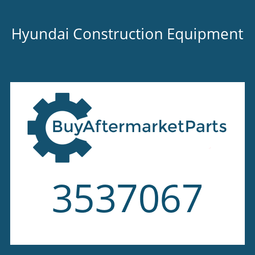 3537067 Hyundai Construction Equipment BRACKET