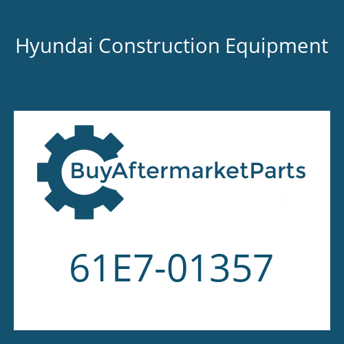 61E7-01357 Hyundai Construction Equipment BODY-BOOM