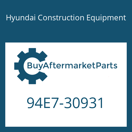 94E7-30931 Hyundai Construction Equipment STICKER