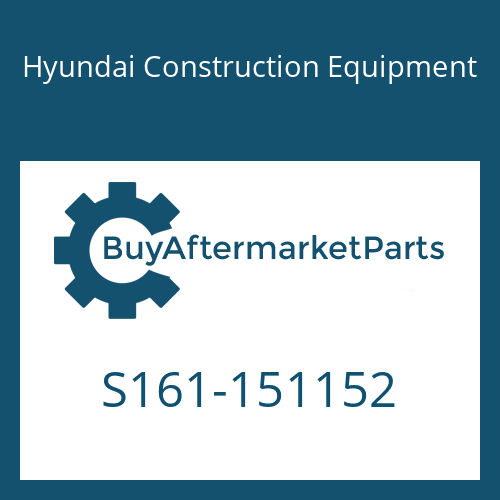 S161-151152 Hyundai Construction Equipment BOLT-CROSS RD