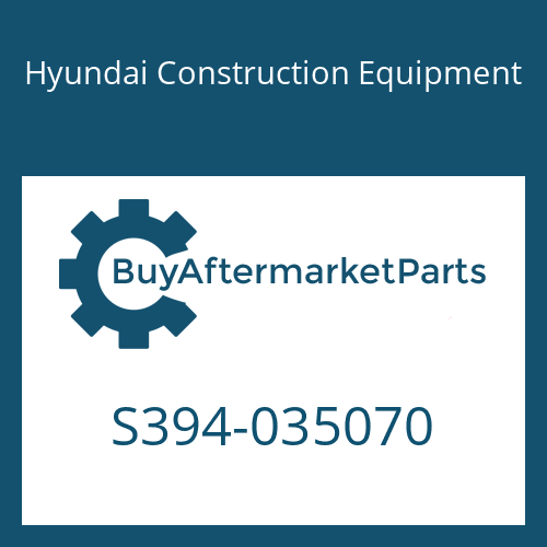 S394-035070 Hyundai Construction Equipment SHIM-ROUND 3.0