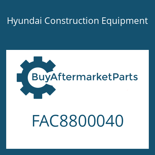 FAC8800040 Hyundai Construction Equipment BALL