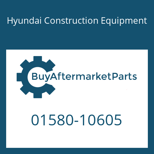01580-10605 Hyundai Construction Equipment NUT-HEX