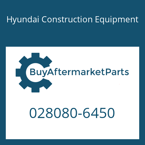 028080-6450 Hyundai Construction Equipment Bolt