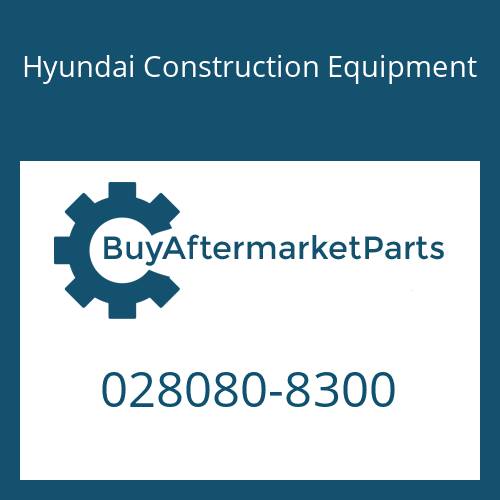 028080-8300 Hyundai Construction Equipment BOLT;BAND-SILENCER FIX