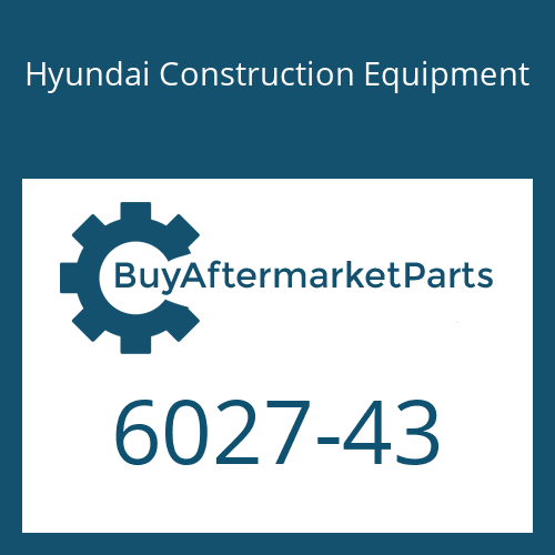 6027-43 Hyundai Construction Equipment Rod-Tie