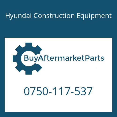 0750-117-537 Hyundai Construction Equipment Bearing-Roller