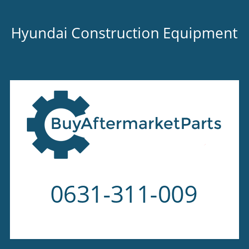 0631-311-009 Hyundai Construction Equipment Stud-Grooved