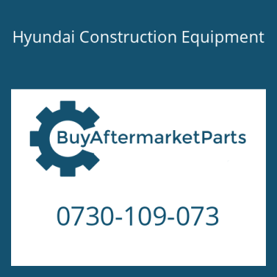 0730-109-073 Hyundai Construction Equipment Washer-Thrust