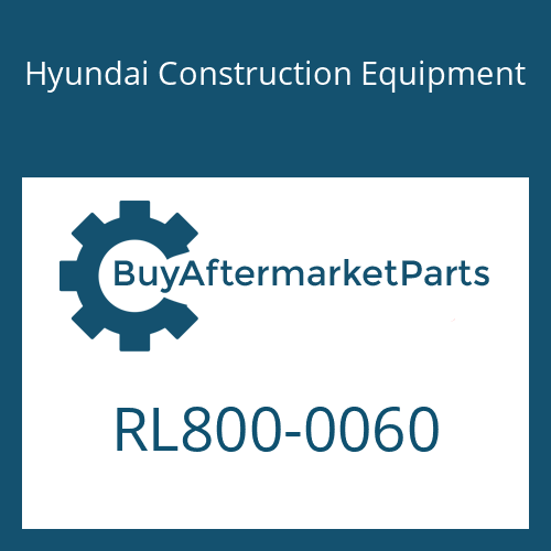 RL800-0060 Hyundai Construction Equipment ELBOW