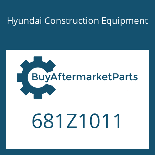 681Z1011 Hyundai Construction Equipment Screw-Drive