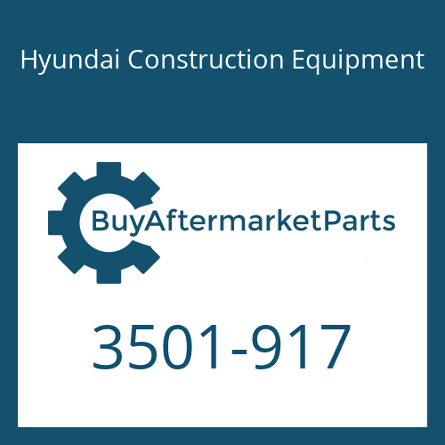 3501-917 Hyundai Construction Equipment Housing
