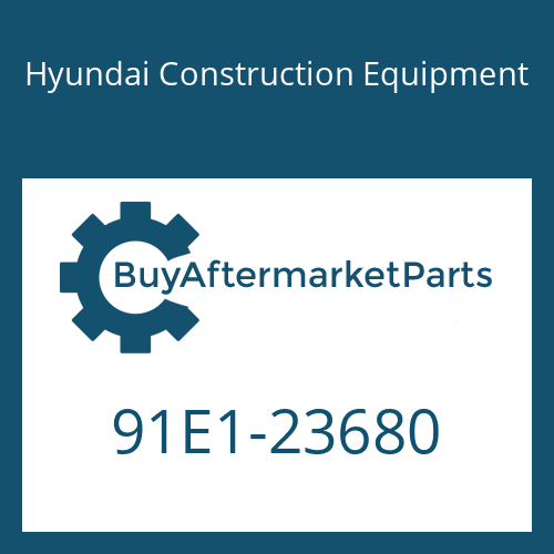 91E1-23680 Hyundai Construction Equipment DECAL-NOISE