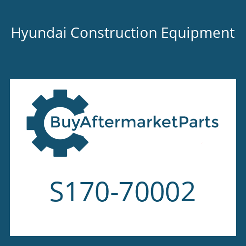 S170-70002 Hyundai Construction Equipment U-Clamp