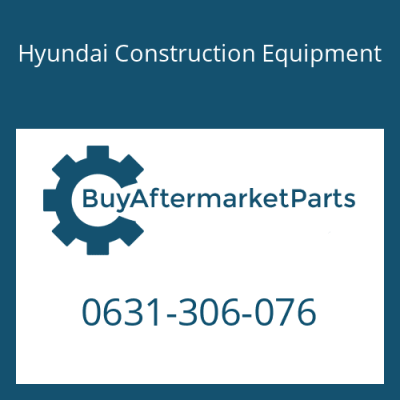 0631-306-076 Hyundai Construction Equipment Pin-Cylindrical