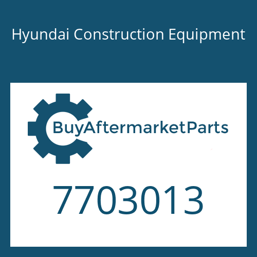 7703013 Hyundai Construction Equipment Pin-Spring
