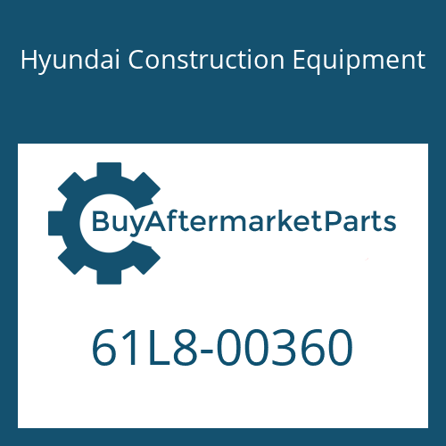61L8-00360 Hyundai Construction Equipment CUTTINGEDGE-SD