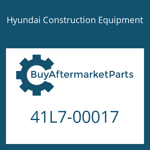 41L7-00017 Hyundai Construction Equipment FRAME-FRONT