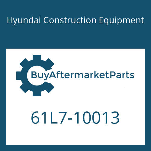 61L7-10013 Hyundai Construction Equipment BOOM ASSY