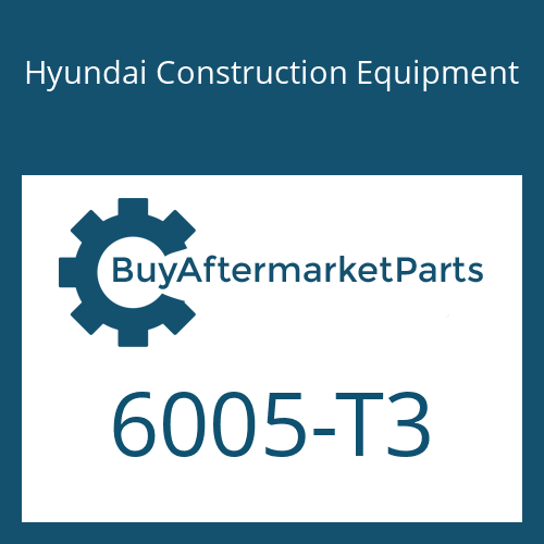 6005-T3 Hyundai Construction Equipment Housing-Spool