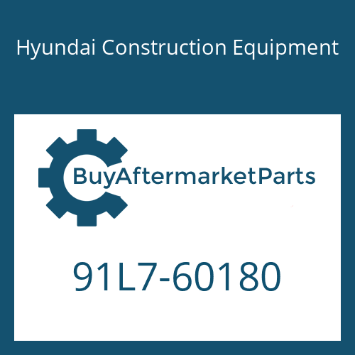 91L7-60180 Hyundai Construction Equipment DECAL-SERVICE&LUB