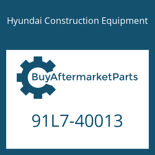 91L7-40013 Hyundai Construction Equipment Decal(A)-Kit