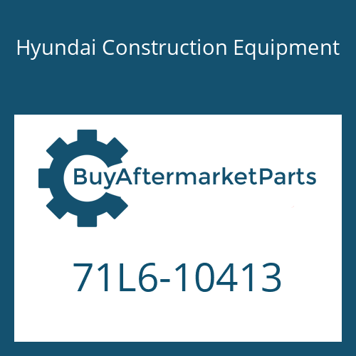 71L6-10413 Hyundai Construction Equipment MAT ASSY