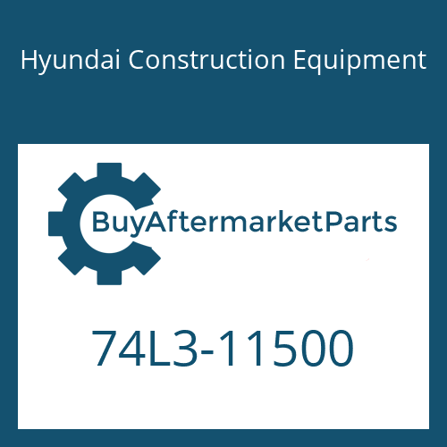 74L3-11500 Hyundai Construction Equipment SPONGE-LH