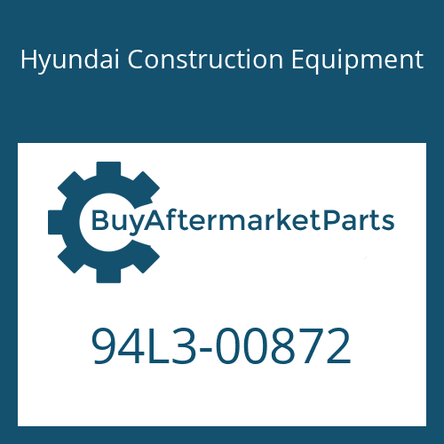 94L3-00872 Hyundai Construction Equipment DECAL-SERVICE&LUB