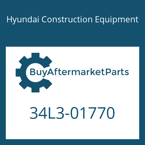 34L3-01770 Hyundai Construction Equipment Mcv