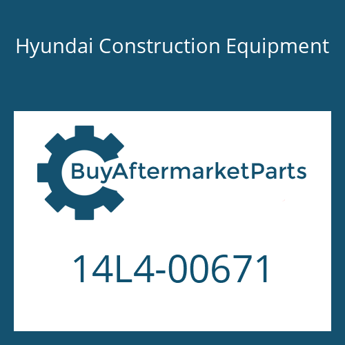 14L4-00671 Hyundai Construction Equipment SUPPORT ASSY-SIDE