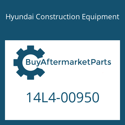 14L4-00950 Hyundai Construction Equipment CONNECTOR