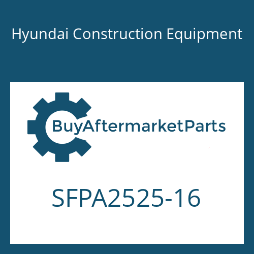 SFPA2525-16 Hyundai Construction Equipment FLANGE-SIDE