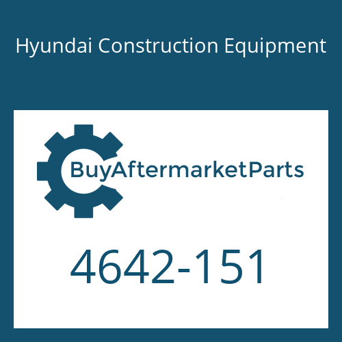 4642-151 Hyundai Construction Equipment COUPLING-KV&K1