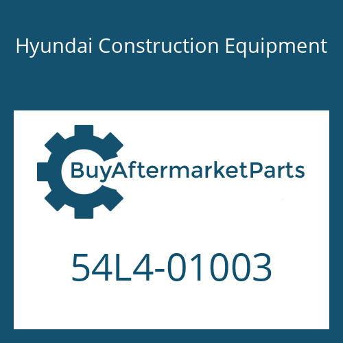 54L4-01003 Hyundai Construction Equipment COUNTERWEIGHT