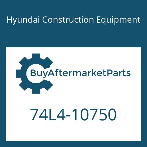 74L4-10750 Hyundai Construction Equipment DUCT ASSY