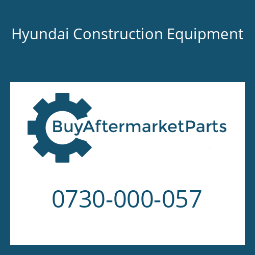 0730-000-057 Hyundai Construction Equipment Shim(2.0)