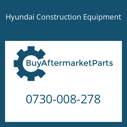0730-008-278 Hyundai Construction Equipment SHIM(4.8)