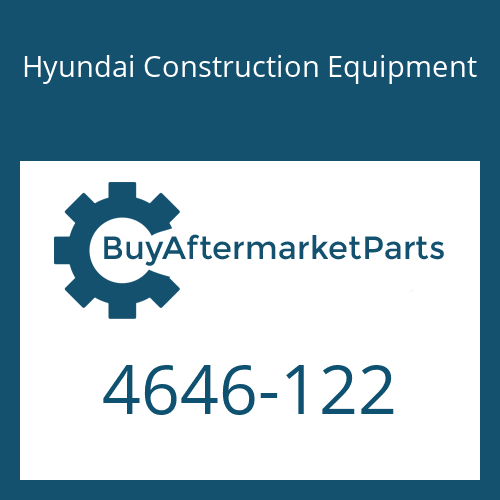 4646-122 Hyundai Construction Equipment PUMP ASSY-PRESSURE