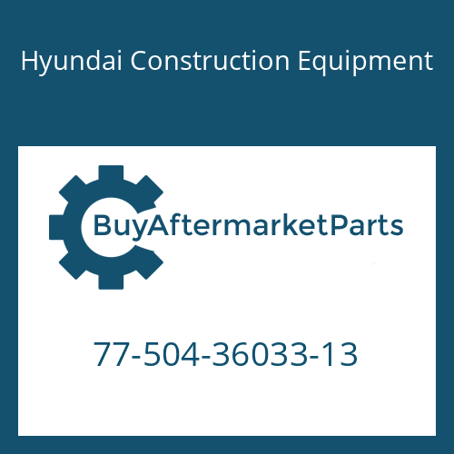 77-504-36033-13 Hyundai Construction Equipment Hose-High Pressure