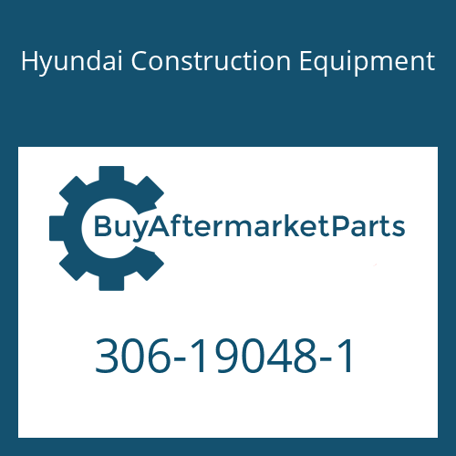 306-19048-1 Hyundai Construction Equipment Gasket