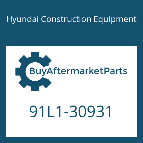 91L1-30931 Hyundai Construction Equipment STICKER