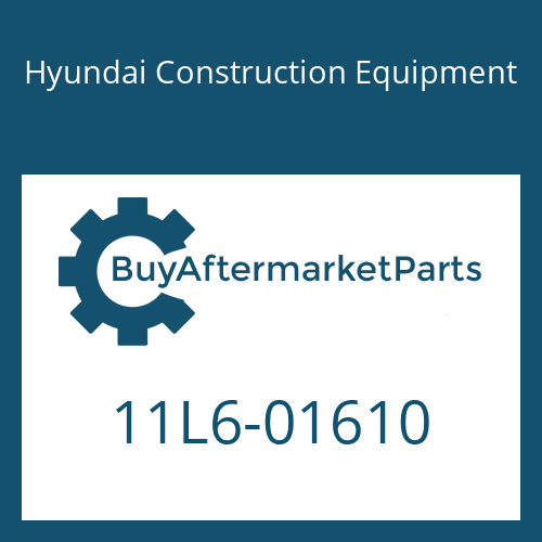 11L6-01610 Hyundai Construction Equipment HOSE-RETURN