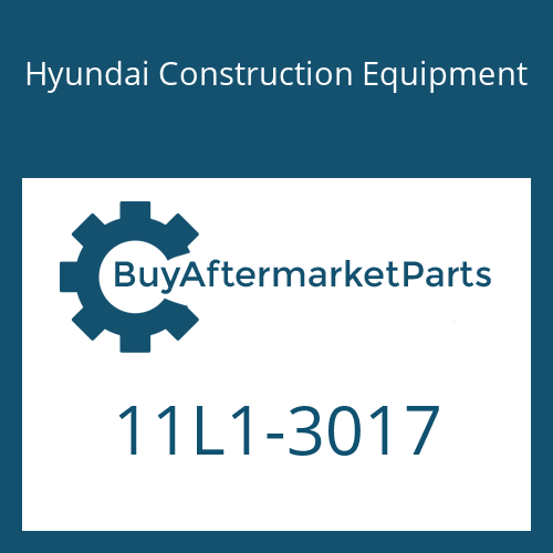 11L1-3017 Hyundai Construction Equipment FITTING