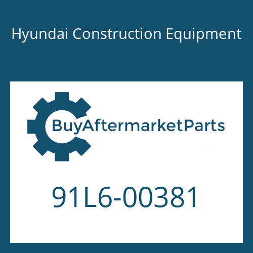 Hyundai Construction Equipment 91L6-00381 - CONTROL KIT-RIDE for Heavy Equipment