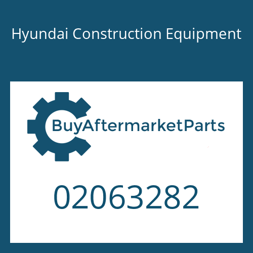 02063282 Hyundai Construction Equipment Washer