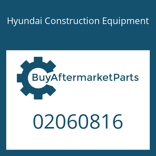 02060816 Hyundai Construction Equipment CAP-DUST