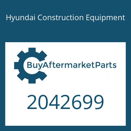 2042699 Hyundai Construction Equipment Housing