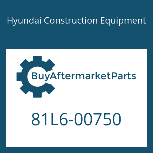 81L6-00750 Hyundai Construction Equipment BLOCK