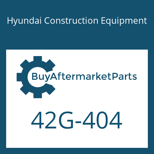 42G-404 Hyundai Construction Equipment SCREW
